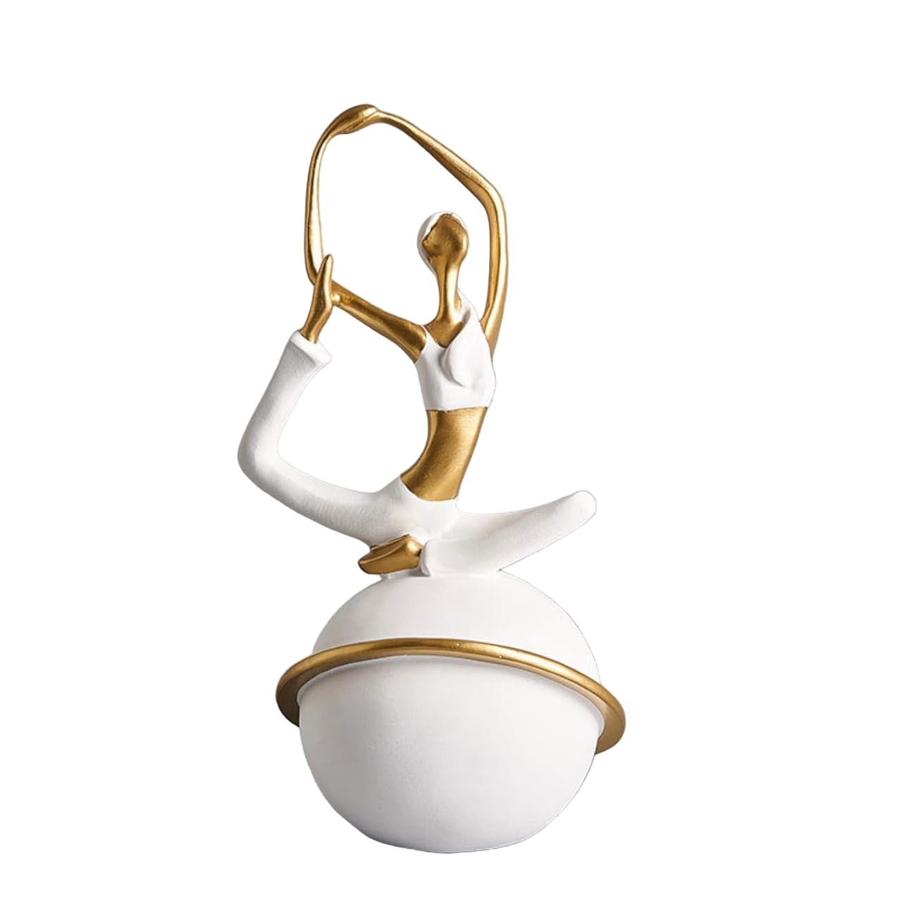 Set of 4 Yoga Girl Statue Sculptures for Home Decor | Figurine Ornaments | Handcrafted Showpieces