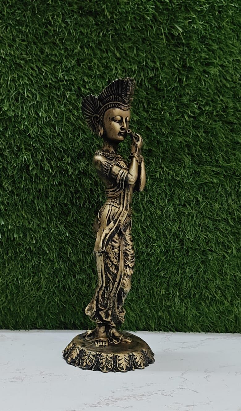 Classical Dance Pose Lady Statue | 16-Inch Polyresin Showpiece