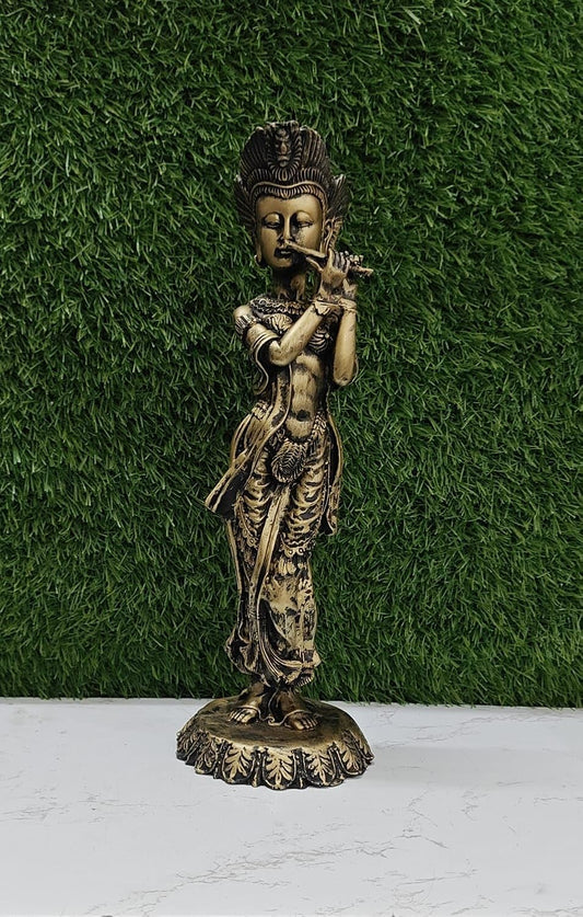 Classical Dance Pose Lady Statue | 16-Inch Polyresin Showpiece