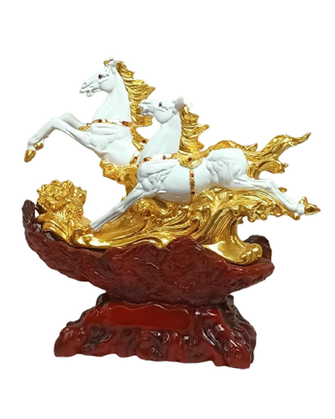Handmade Running Horse Statue | Luxury Vastu Home Decor Gift